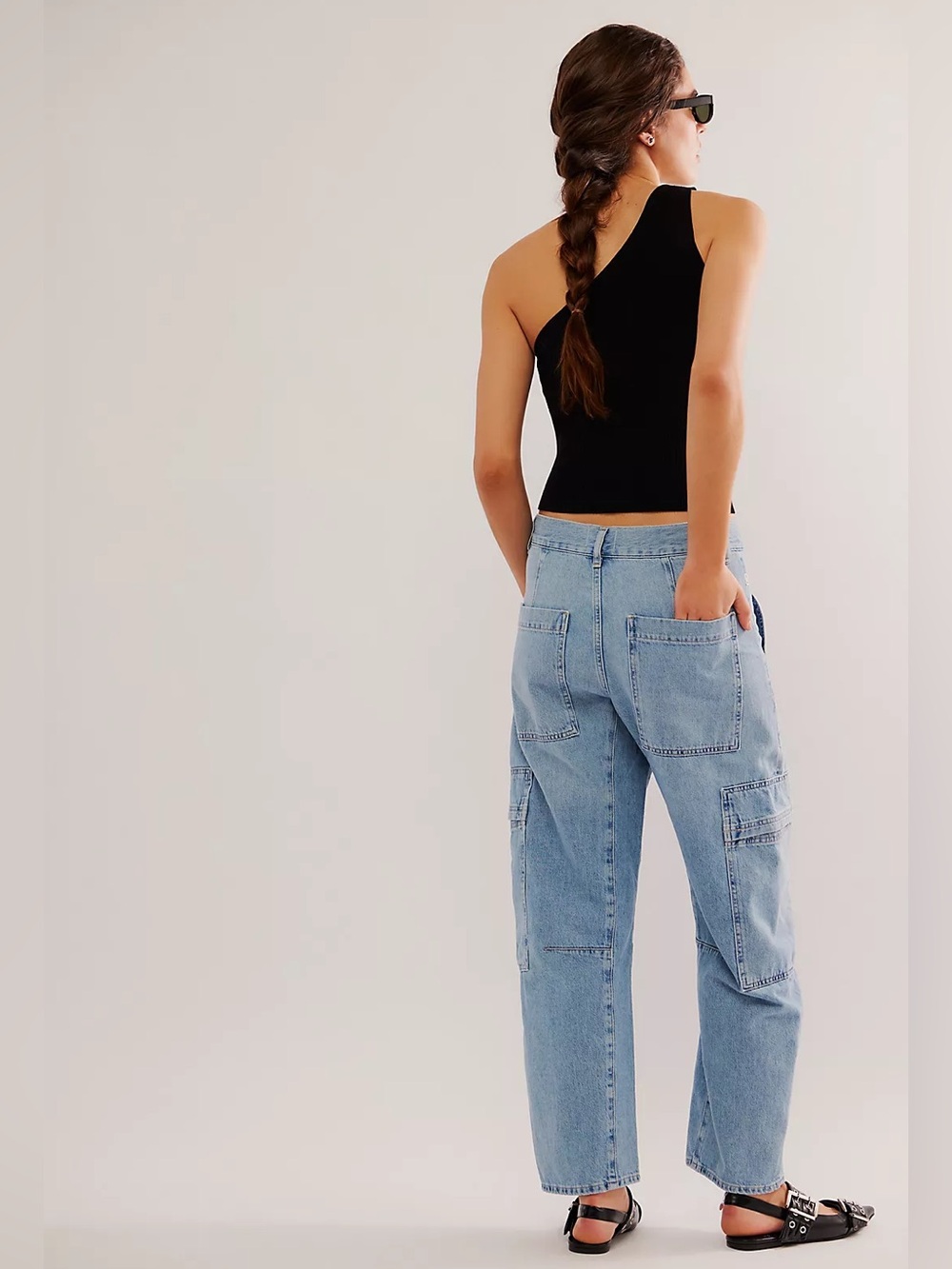 Citizens of Humanity Marcelle Cargo Barrel Jeans 100% Cotton Size 30 - Picture 11 of 11